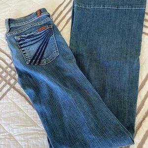 7 for all Mankind flare DOJO jeans